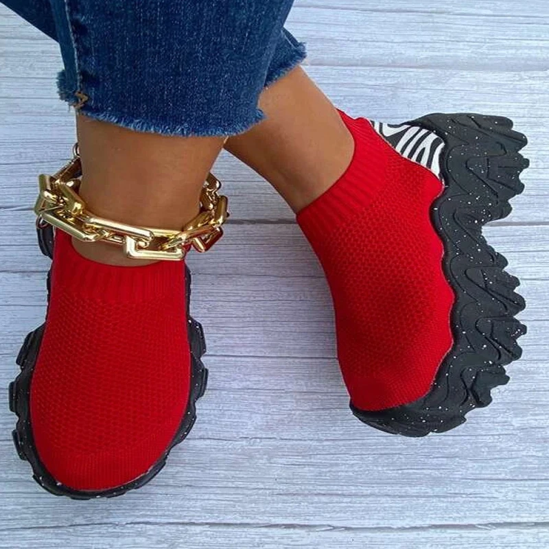 female footwear womens autumn breathable mesh slip on women sneakers fashion brand new hot sale 2021 ladies shoes wedges free global shipping