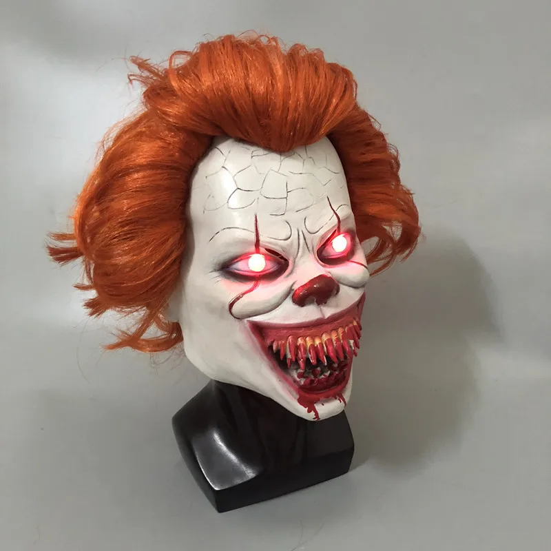 Oker маска пеннивайза Stephen King It Chapter Two 2 Horror Косплей латексные маски шлем клоун