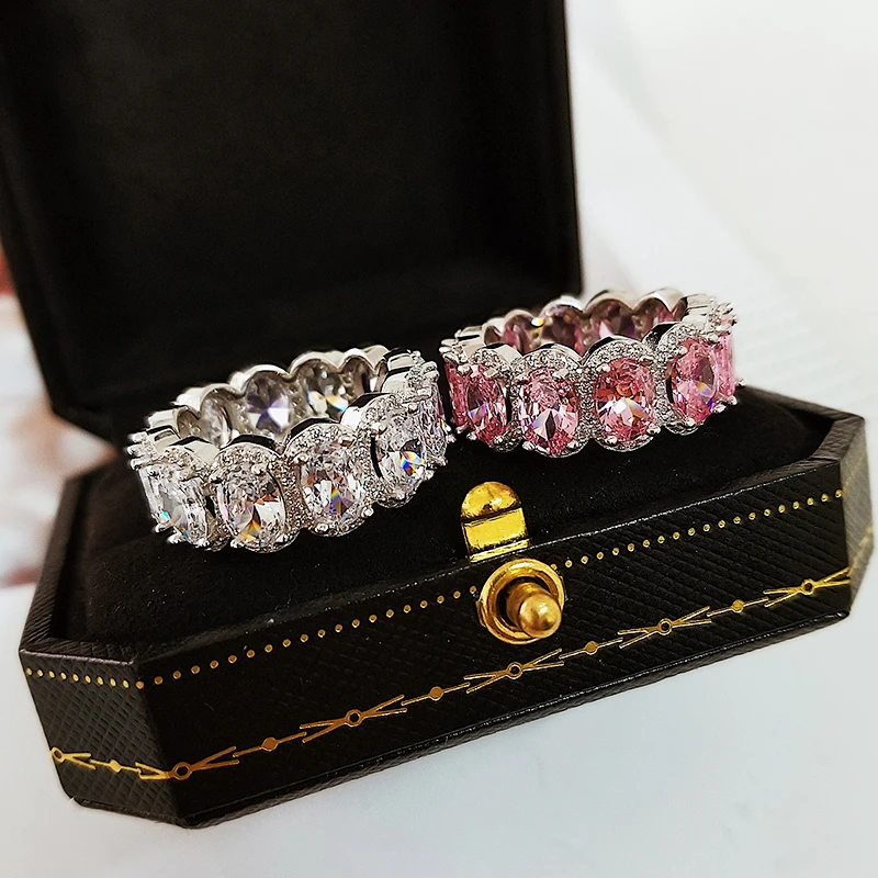 Новые товары обручальное кольцо из настоящего серебра 925 пробы вечность для