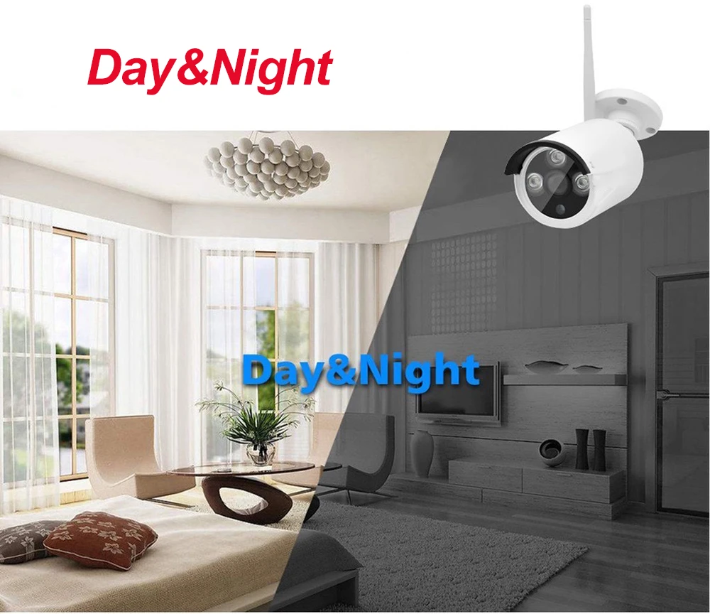 

8CH NVR Ultra HD 1MP 720P 6CH CCTV P2P Wifi IP