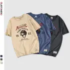 Мужская футболка с принтом GUSTOMERD, уличная одежда в стиле Харадзюку, лето футболки из 100% хлопка