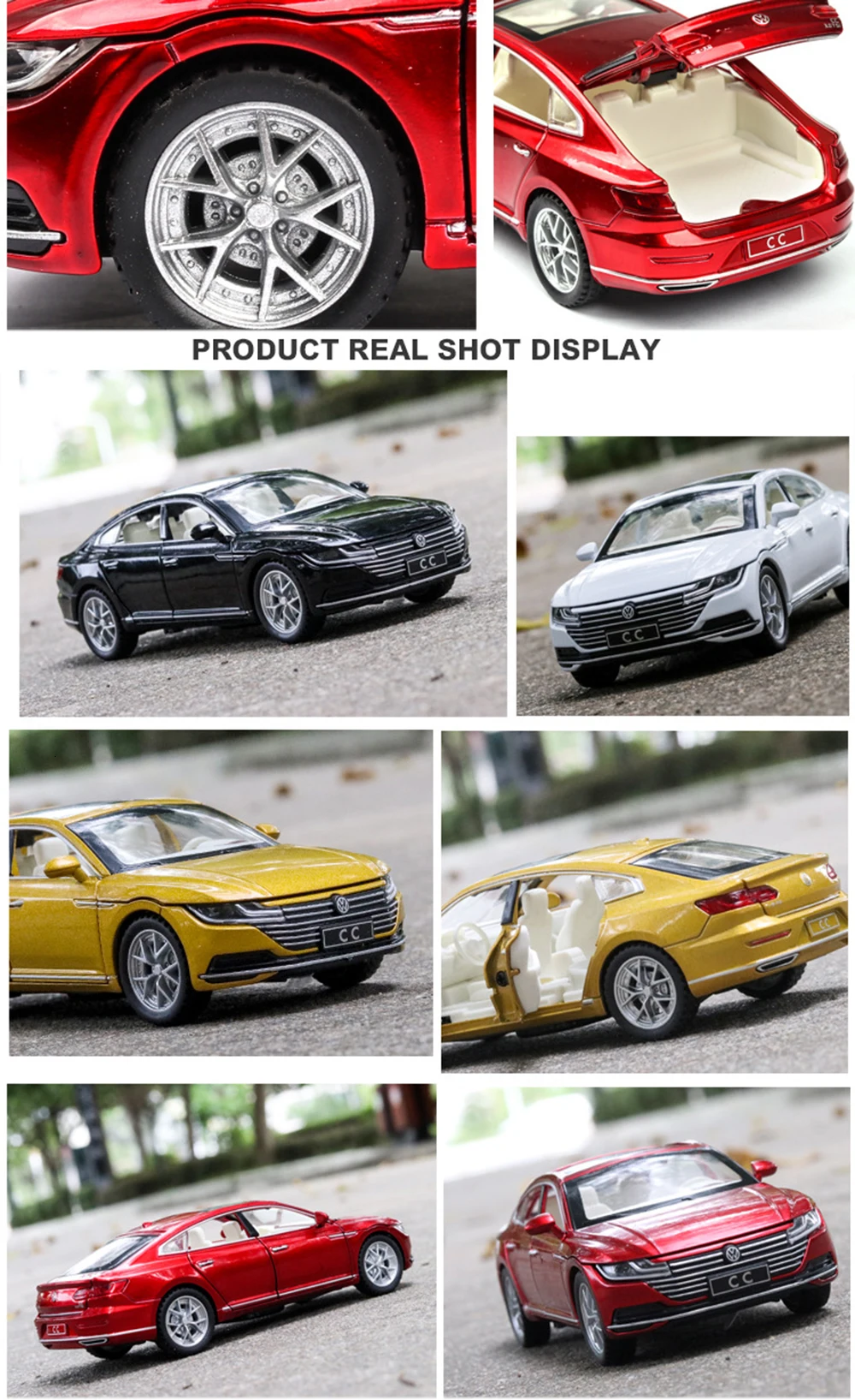 1:32 Volkswagen CC литая под давлением игрушка музыкальная с подсветкой машина транспортных средств Hot Wheel модель автомобиля металлический корпус