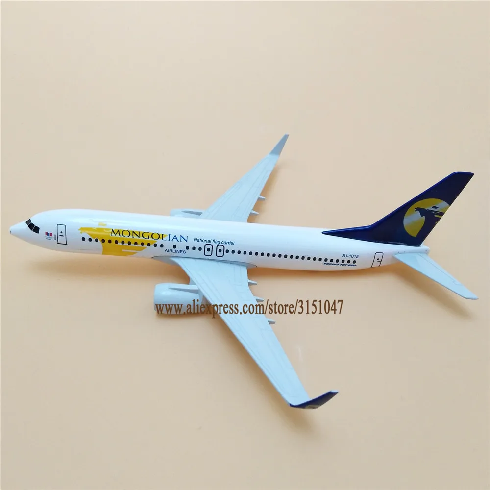 

20cm AIR MONGOLIAN Airlines Boeing 737 B737 Airways Airplane Model Alloy Metal Model Plane Diecast Aircraft