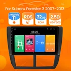 Автомагнитола 2DIN, Android 11, с экраном для Subaru Forester 3, Impreza 2007-2013, умная мультимедийная система с RDS