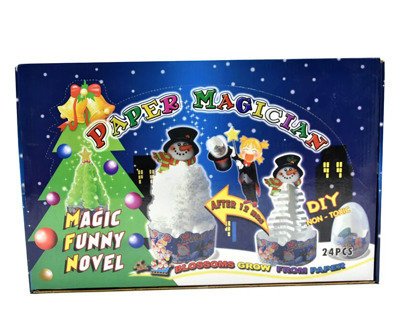 

Magic Growing Christmas Tree Santa DIY Paper Craft Decor Kid Educational Arts & Crafts, DIY Toys