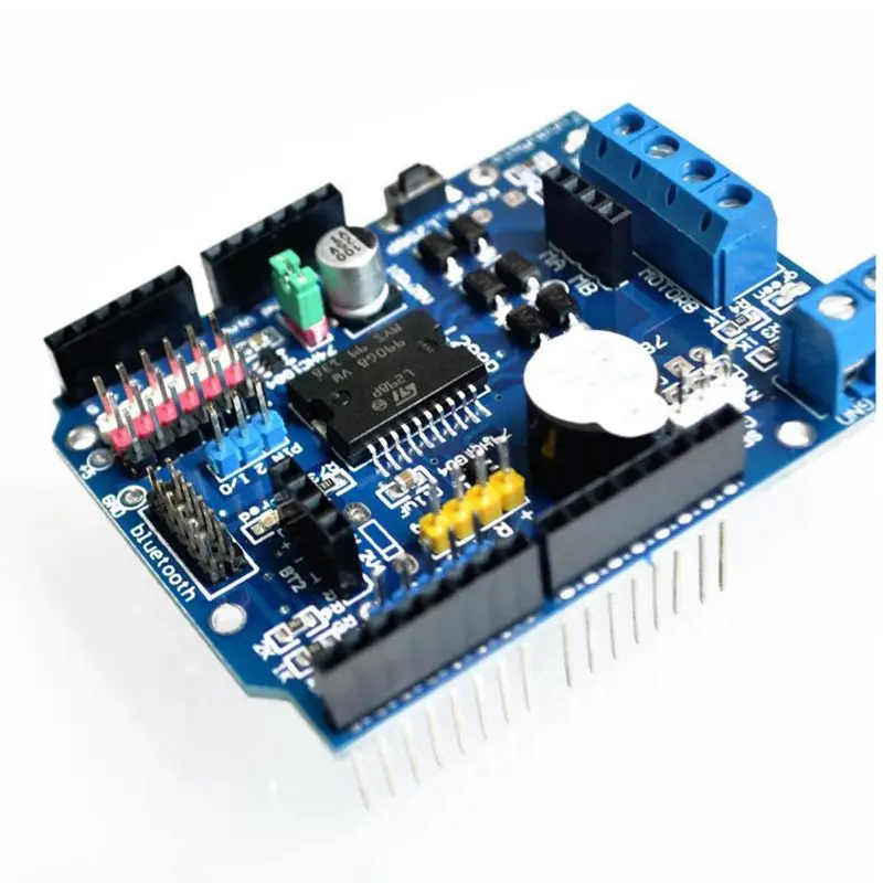 L298P Motor Driver Module H-bridge Drive Shield Expansion Board High-Power DC Stepper Controller For Arduino | Строительство и