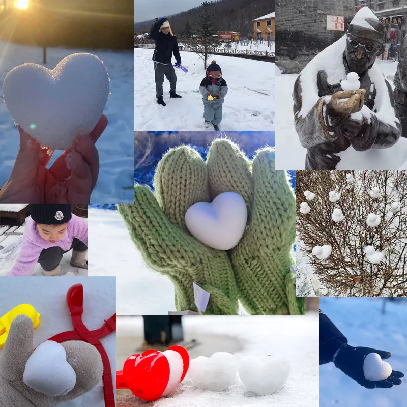 Детская пластиковая формочка в форме утки для снега песка медведя сердца | Спорт