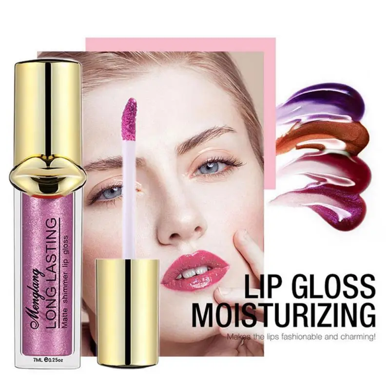 

Разноцветный жидкий бриллиантовый блеск для губ, стойкий Водостойкий тинт для губ, антипригарная чашка, матовая Косметика для макияжа губ