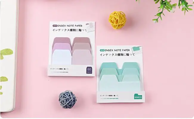 60 листов/партия японские Стикеры для заметок|planner stickers|notes memo padsticky notes |