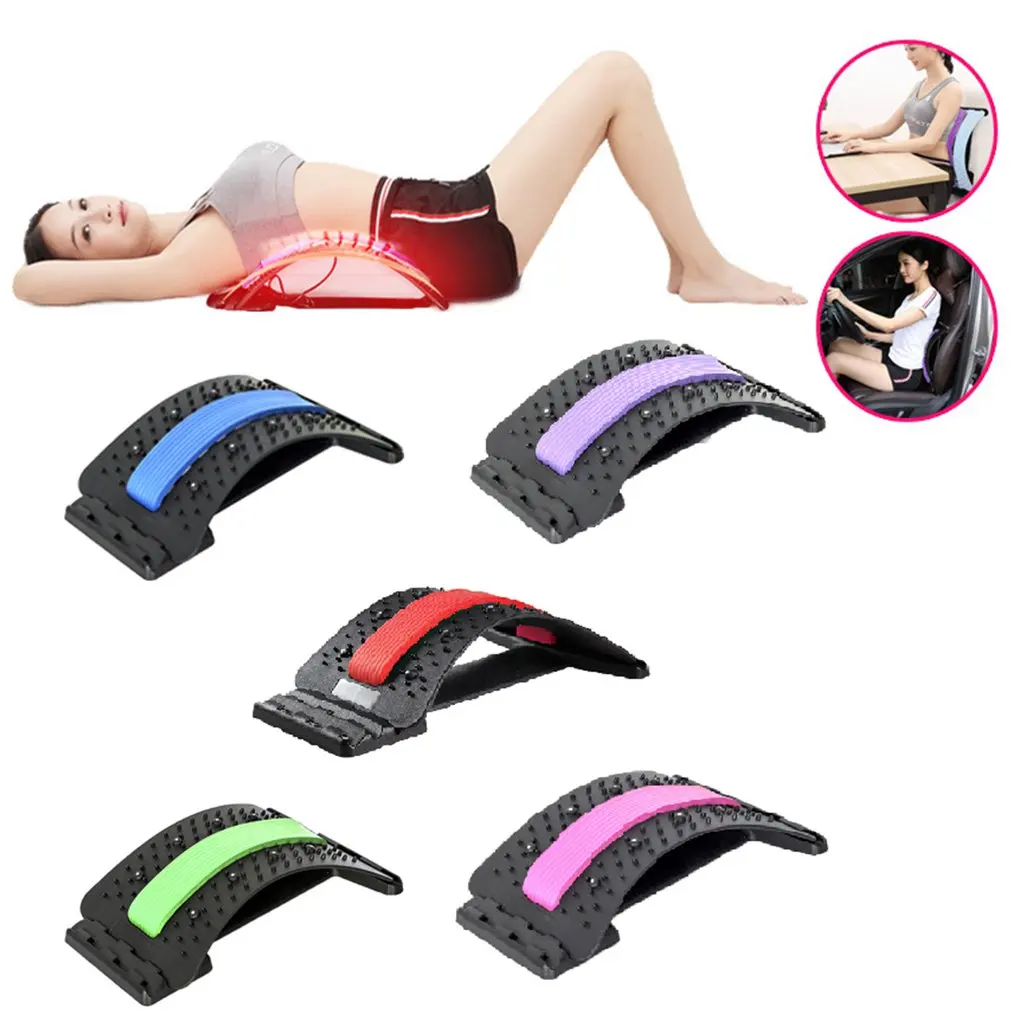Lumbar Traction Device Herniated Disc Scoliosis Multi-Level Adjust Arch Relieve Chronic Back Pain Restore The Natural Curvature