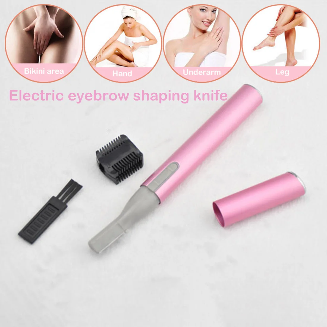 Новый электрический триммер для бровей портативный прибор удаления волос