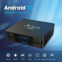 x96q pro stb smart tv box android 10 2g 16gb 4k youtube media player h313 tvbox set top box promo code home audio tv receivers