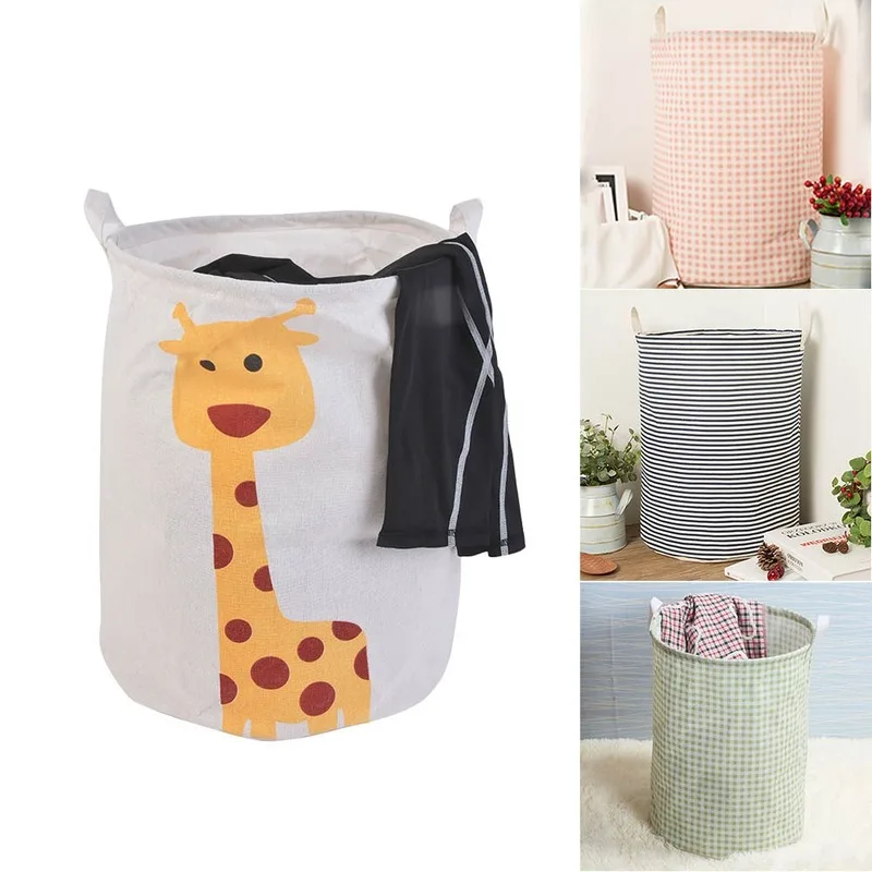 

Laundry Basket Toys Fabric Clothes Toy Storage Basket Miscellaneous Storage Box Waterproof Oversize 35x45cm/40x50cm