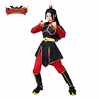 Аватар: The Last Airbender Косплей Костюм принцессы Азулы Косплей Костюм Униформа платье красное платье огненный национальный костюм