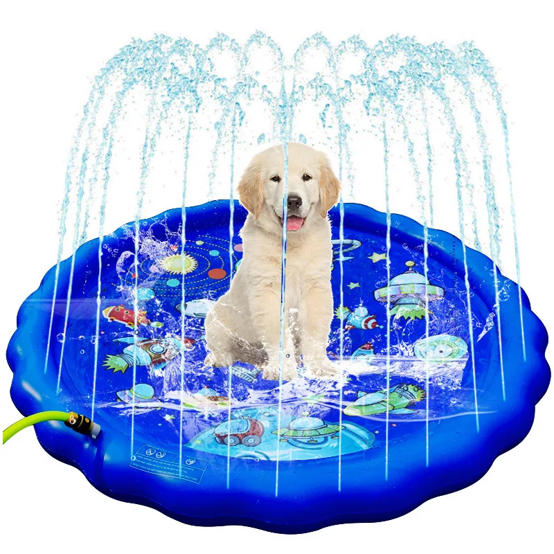 저렴한 여름 어린이 애완동물 물 매트 야외 욕조 수영장 지상 수영장 위