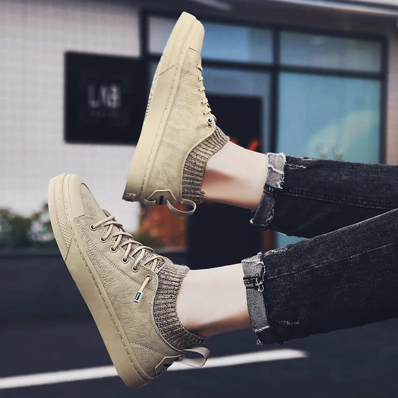 Новинка 2021 года Мужская обувь Лоферы из натуральной кожи Дышащая повседневная