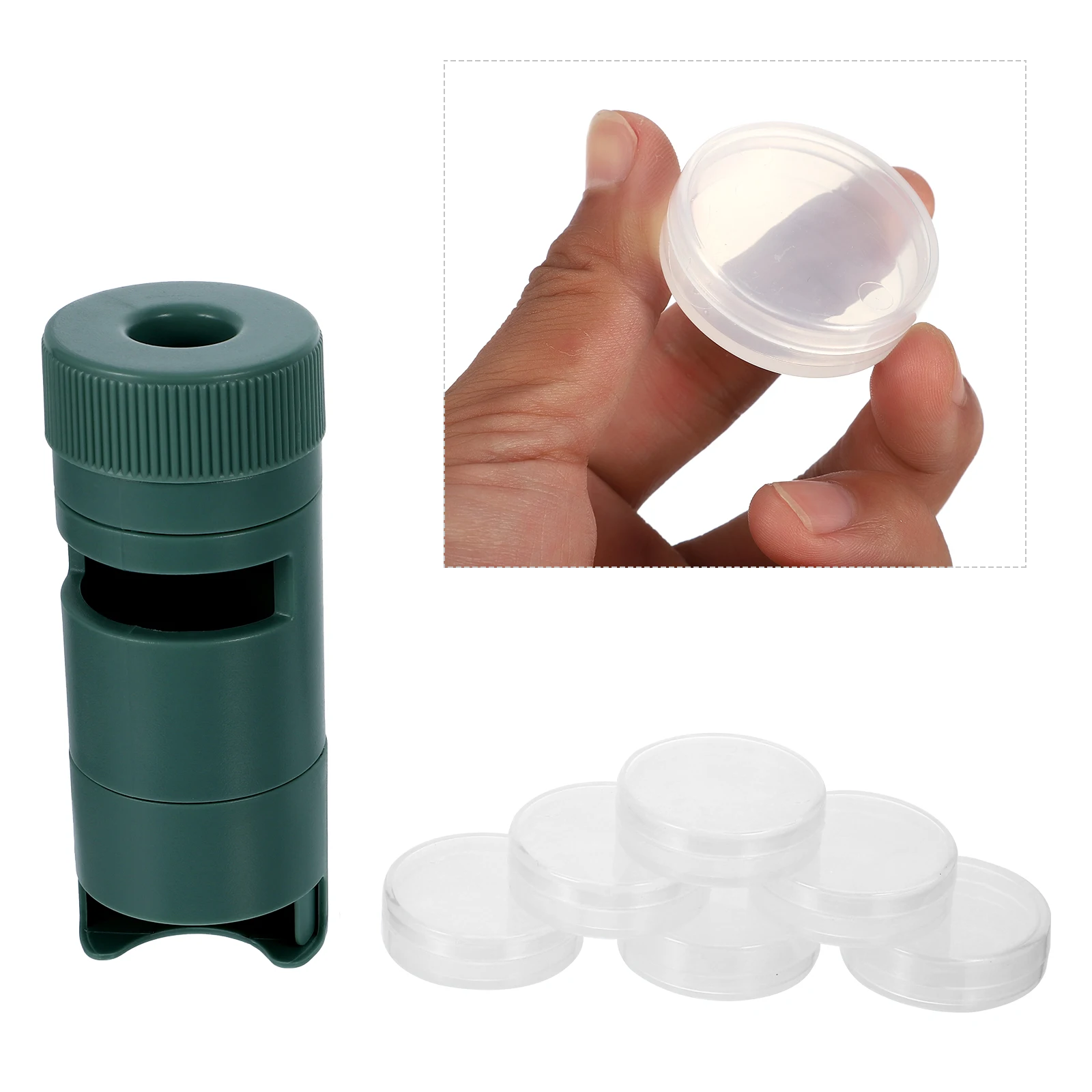 

1Pc Portable Pill Case Multi-function Pill Storage Container Mini Pill Box