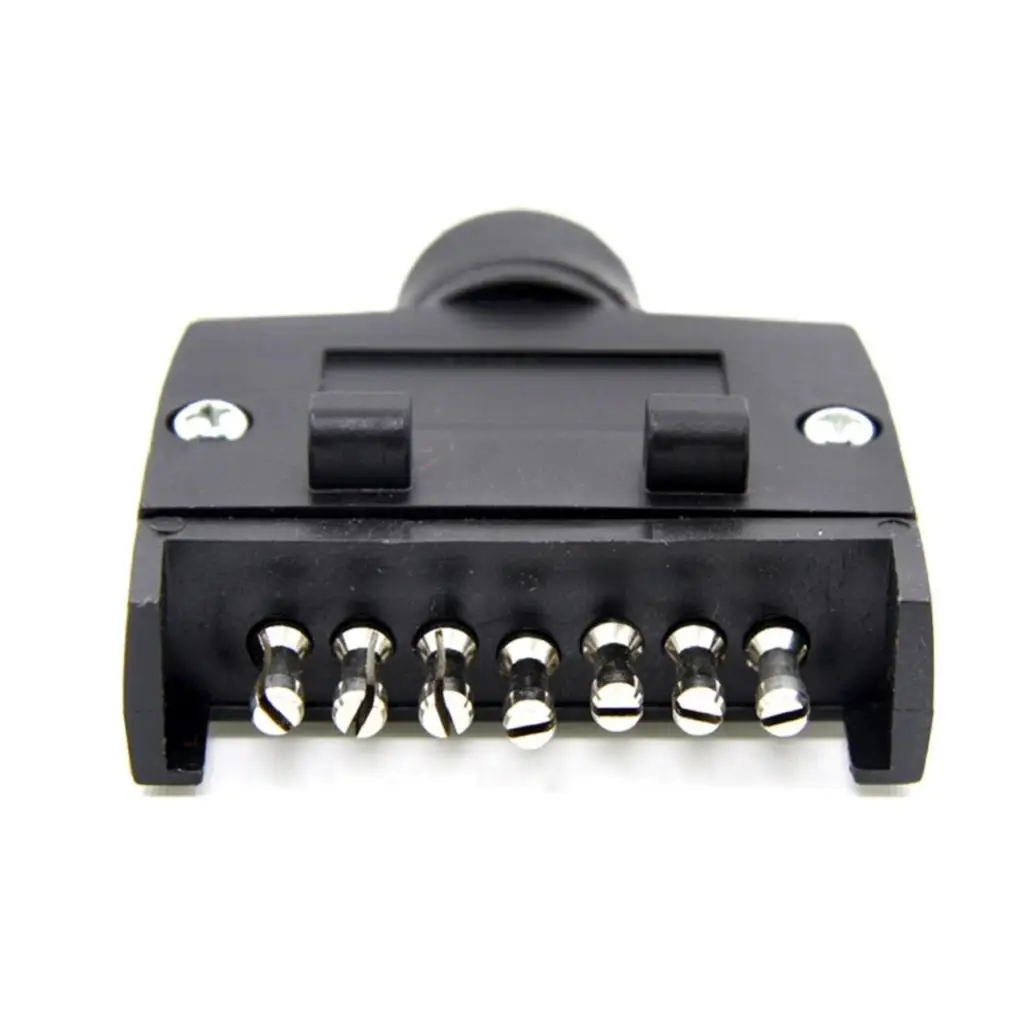 12 В 7 контактов плоский прицеп светильник штепсельная вилка фургон грузовик RV