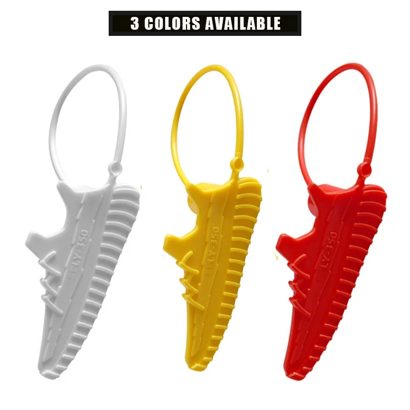 100 шт. пользовательские обувной ярлыки бирок одноразовая пластиковая обувь на