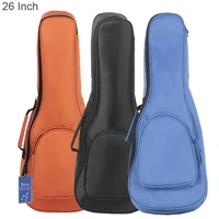 26 inch ukulele bag waterproof durable oxford soft case add cotton thickening hand portable shoulder bag 3 colors optional