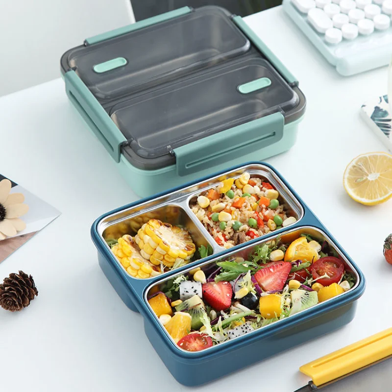 

304 Stainless Steel High Quality Thermal Lunch Box Office Worker Bento Box Student Children Food Storage Container Store