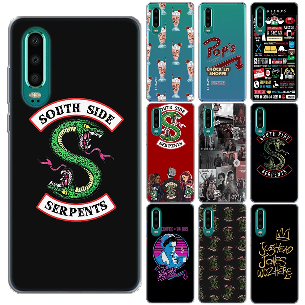 Силиконовый чехол Friends TV Show для Huawei P10 P20 P30 Lite P8 P40 Pro Y5 Y9 2018 2019 ривердейл Доминантный