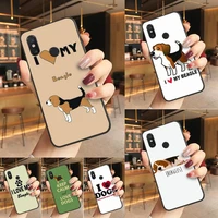 i love my beagle dogs phone cases phone case for redmi k20 note 5 7 7a 6 8 pro note 8t 9 xiaomi mi 8 9 se fundas capa back cover