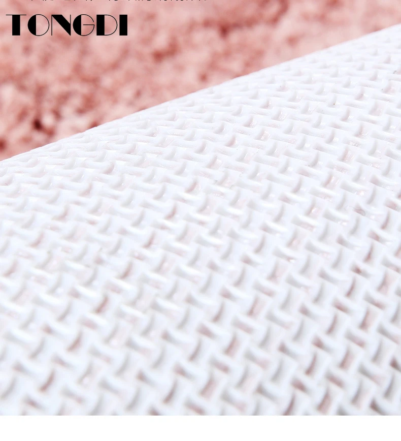 Коврик для ванной TONGDI мягкий нескользящий коврик из микрофибры душа украшение