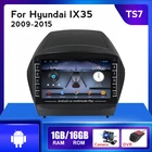 Автомагнитола на Android, мультимедийный видеоплеер с IPS экраном для Hyundai Tucson 2 ix35 2009-2015, поддержка Carplay, Wi-Fi, 1 + 16 ГБ, 2 Din, DVD