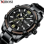 Мужские часы NIBOSI 2020, повседневные спортивные часы ведущей марки класса 