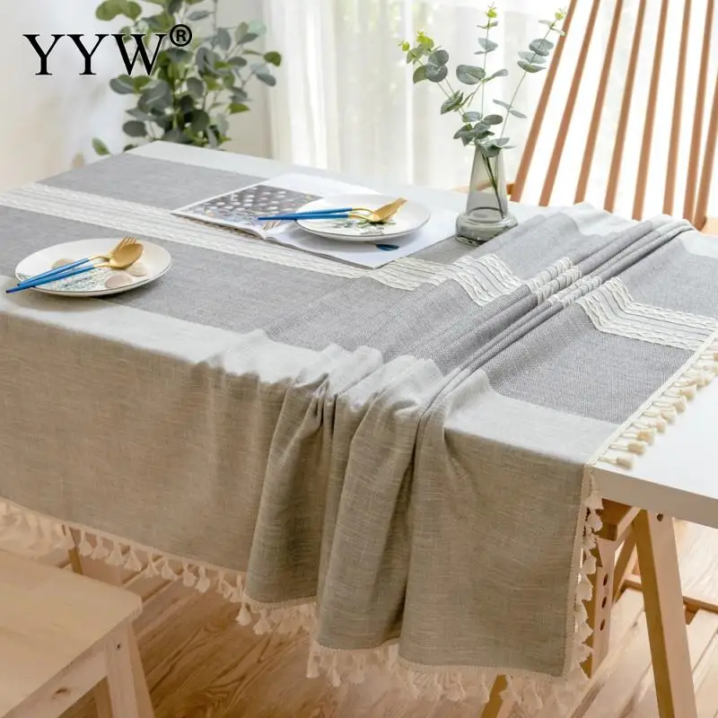Хлопковая скатерть покрытие для стола пыленепроницаемые моющиеся настольные