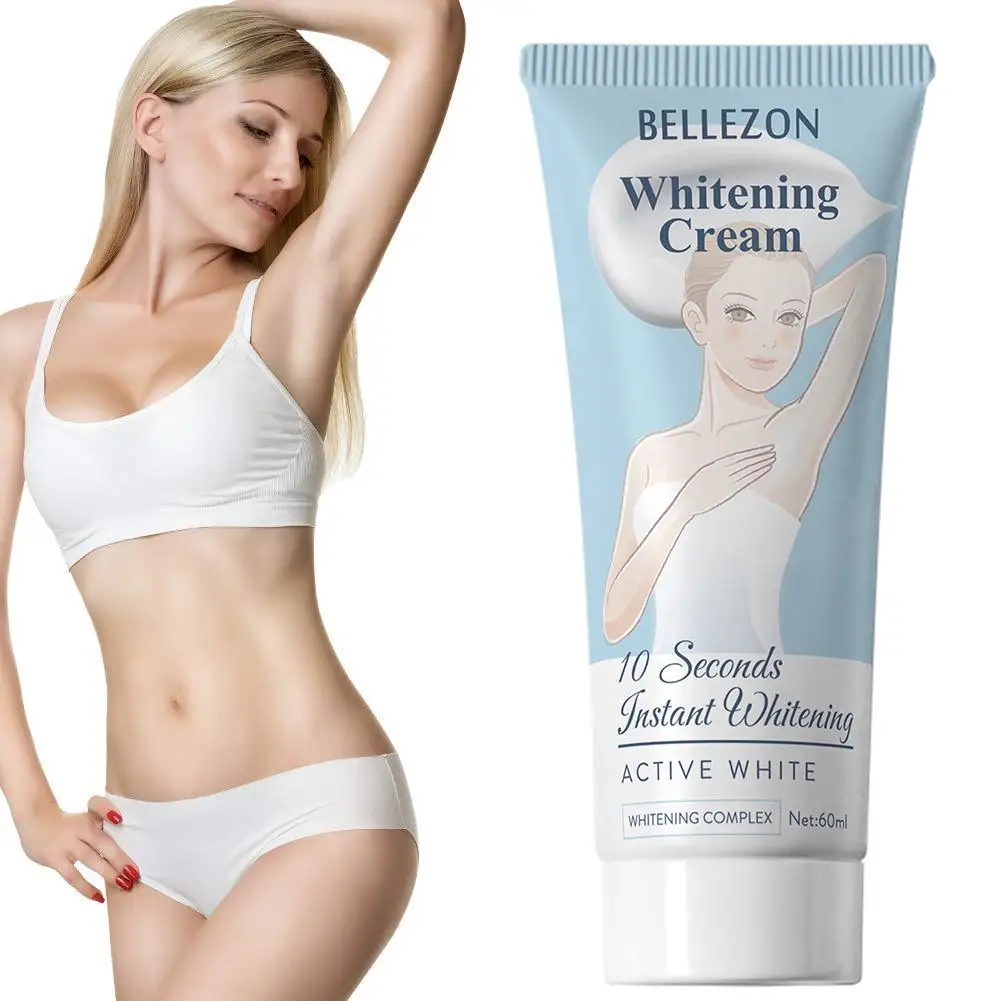 

60ML Underarm Beauty Whitening Cream Legs Knees Thigh Private Parts Armpit Whitening Body Creams Moisturizing Nourishing Essence
