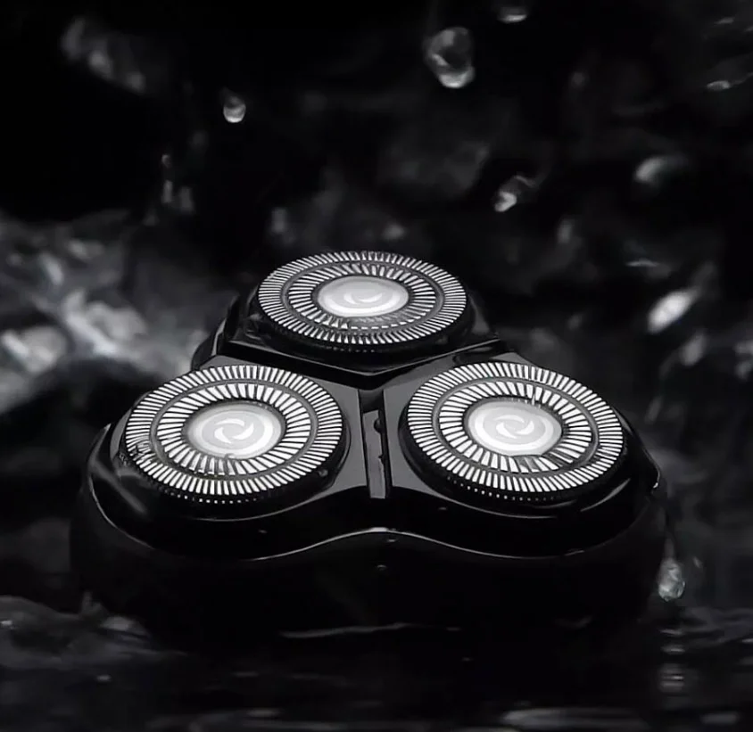 

Enchen Original BlackStone Electric Shaver Men's Razor 3D Floating Blade Head, Removable Blade Wash Electric Razor Cutter Heads