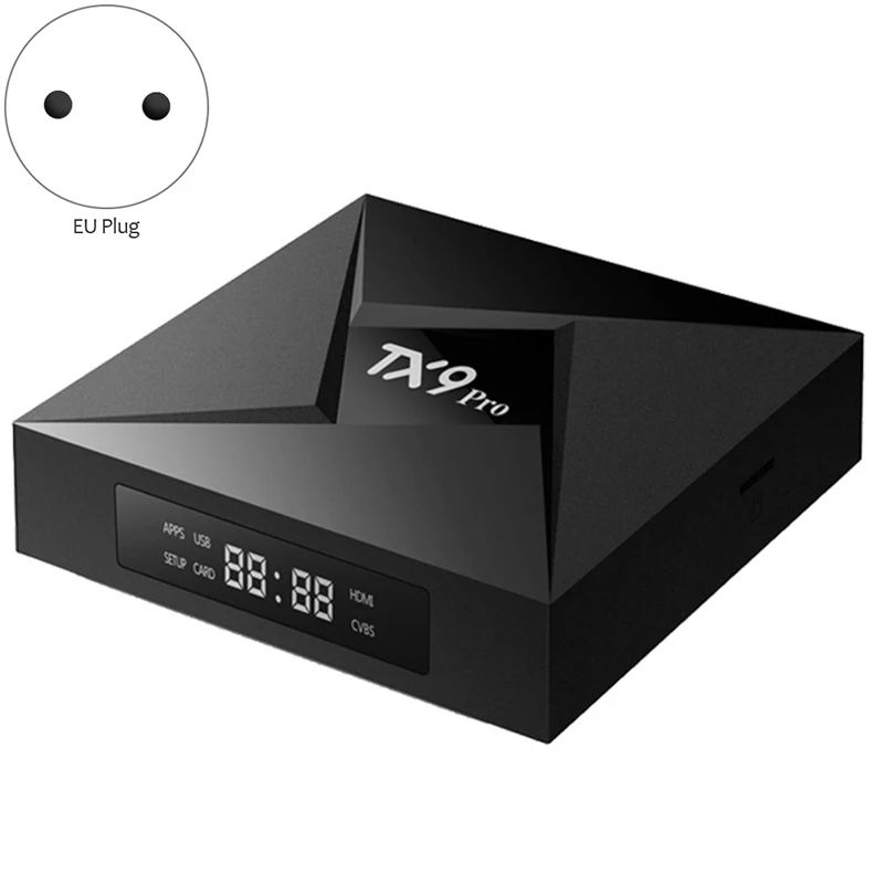TX9 Pro Android 7.1 Smart TV Box S912 Octa Core 2.4G WiFi 2GB 16G 4K HD Set Top Boxes No App Include EU Plug | Электроника
