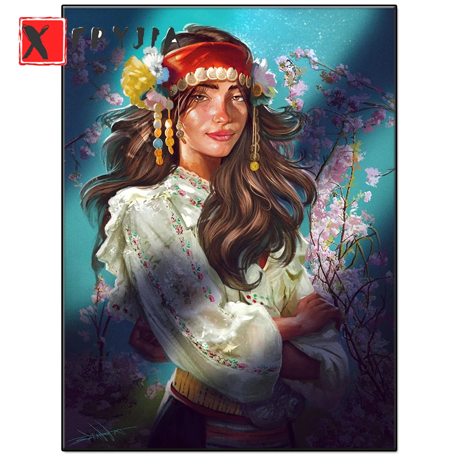 

3D картина Стразы мозаика мультфильм красивая девушка полная вышивка краска с алмазами картина распродажа хрустальные бусины домашний декор