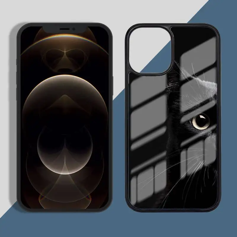 

Cat Staring Eye On Sale! Cool Phone Case PC for iPhone 11 12 pro XS MAX 8 7 6 6S Plus X 5S SE 2020 XR