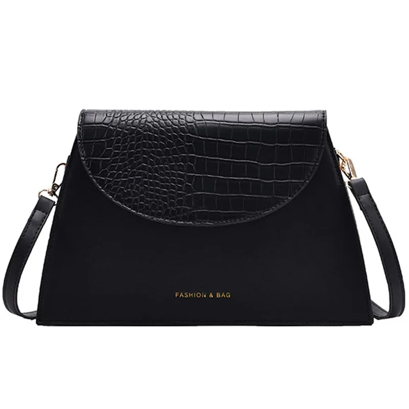 

Crocodile pattern Square Crossbody bag 2020 New High quality PU Leather Women's Designer Handbag Vintage Shoulder Messenger Bag