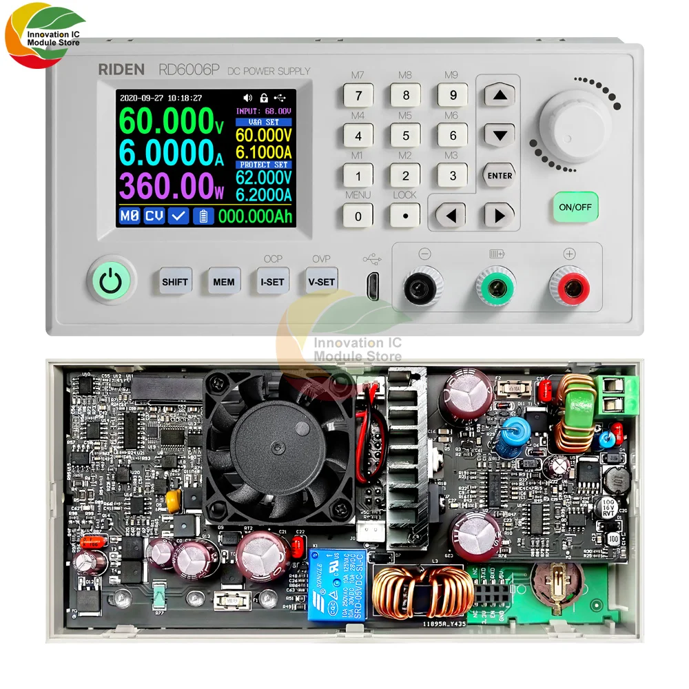 RD6006P RD6012-W CNC вольтметр 60 в с Wi-Fi программируемый Линейный источник питания