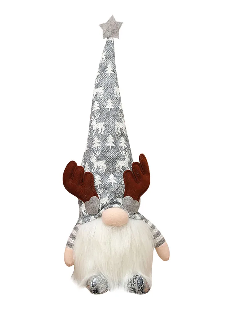 Рождественские украшения рождественские для дома светящийся Безликий гном