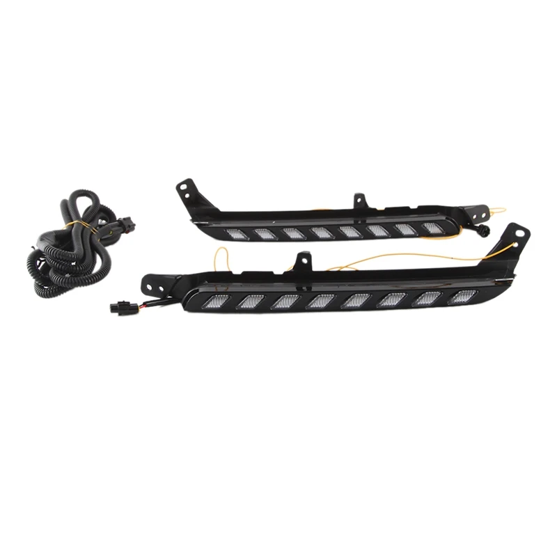 

Auto LED Headlight Eye Lamp Fog Lamps Daytime Running Lights Turn Signal Lights for Toyota Hilux Revo 2020-2022