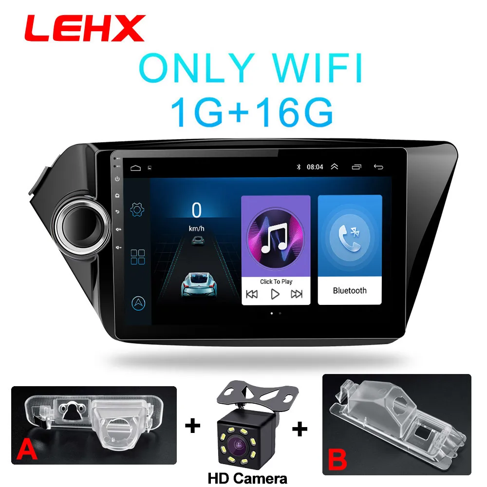 K3-901-S-CAM 2din Android 8,1 автомобиль радио мультимедиа плеер gps navigatio для Kia RIO 3 4 Rio 2010 2011 2012 2013 - Цвет: K3-901-S-CAM