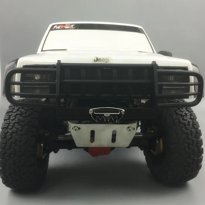 

KYX Racing CNC Machined Metal Front Bumper for 1/10 RC Crawler Car Axial SCX10 II 90046 Traxxas TRX-4 TRX4