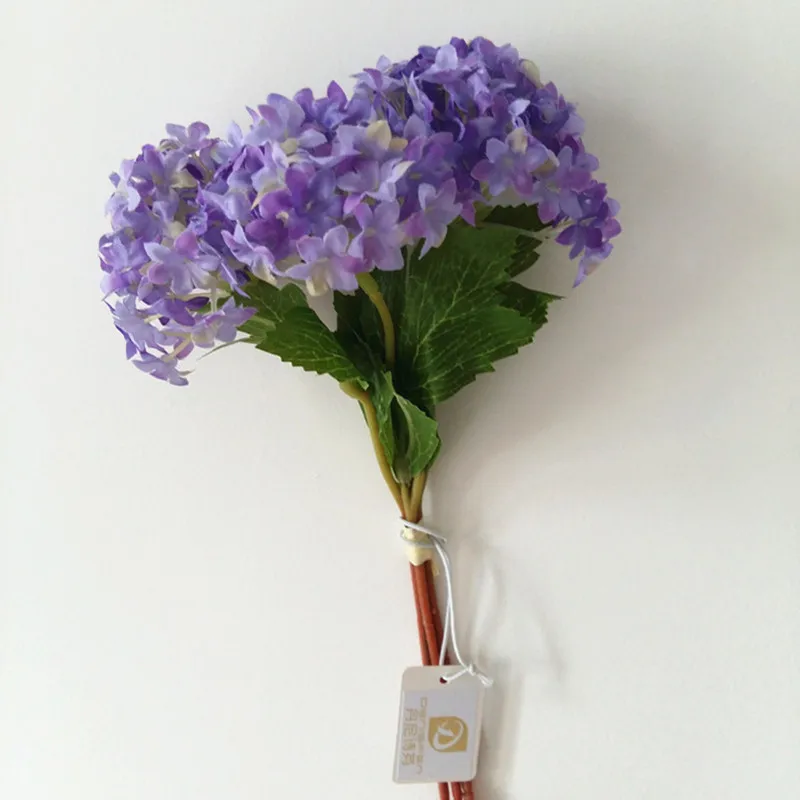 

12 pcs Denisfen Artificial Flowers Mini Hydrangea Mutlicolor Silk Flower for Home Wedding Decoration AFHM0936 Free Shipping