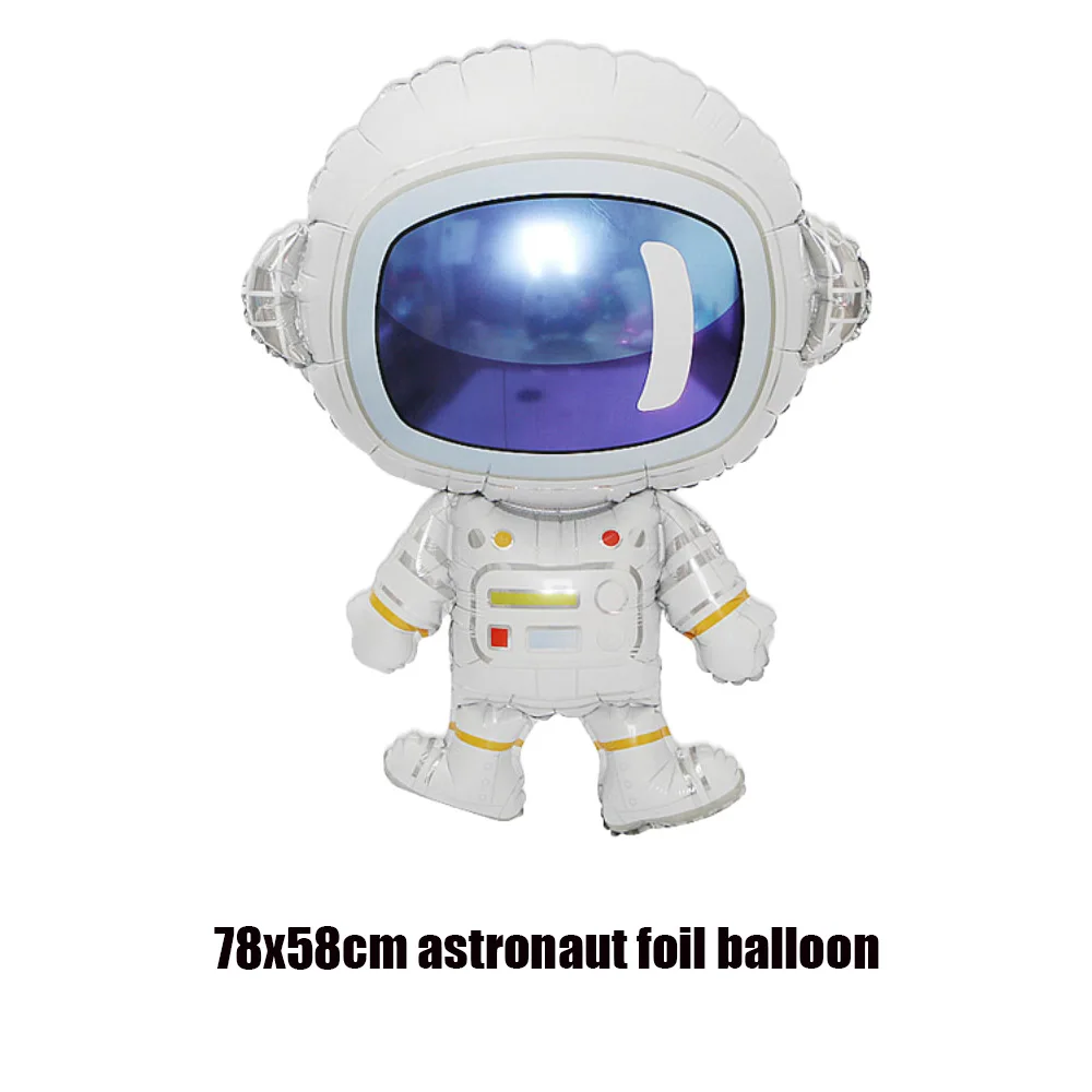 Космическая вечеринка космонавты и ракеты фольга шары галактика системы