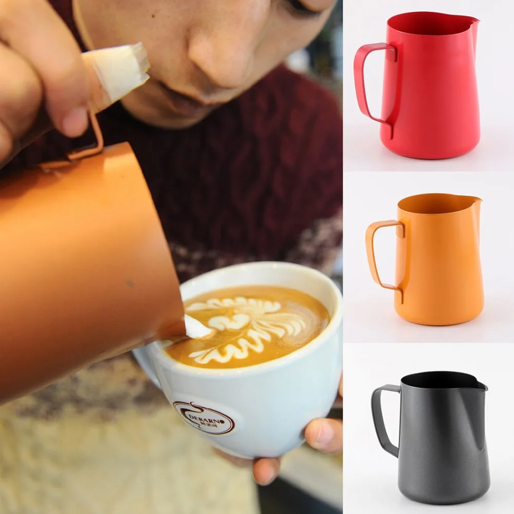 600 мл кофейная чашка из нержавеющей стали цветочный горшок молочная форма рта