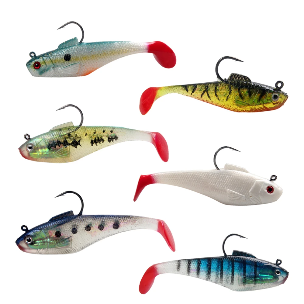 Гольян мягкая пластиковая искусственная рыболовная приманка 2/3/4 дюйма прямая