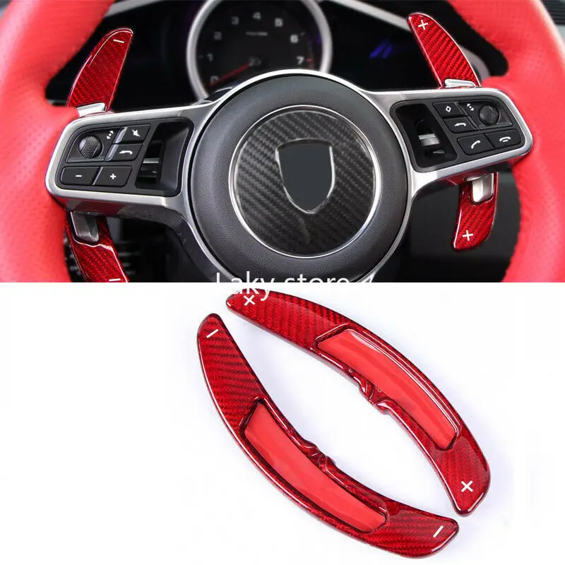 

Car Automobile shift paddle,For Porsche Cayenne 2018-2020 carbon fiber Steering Wheel Shift Paddle Shifte
