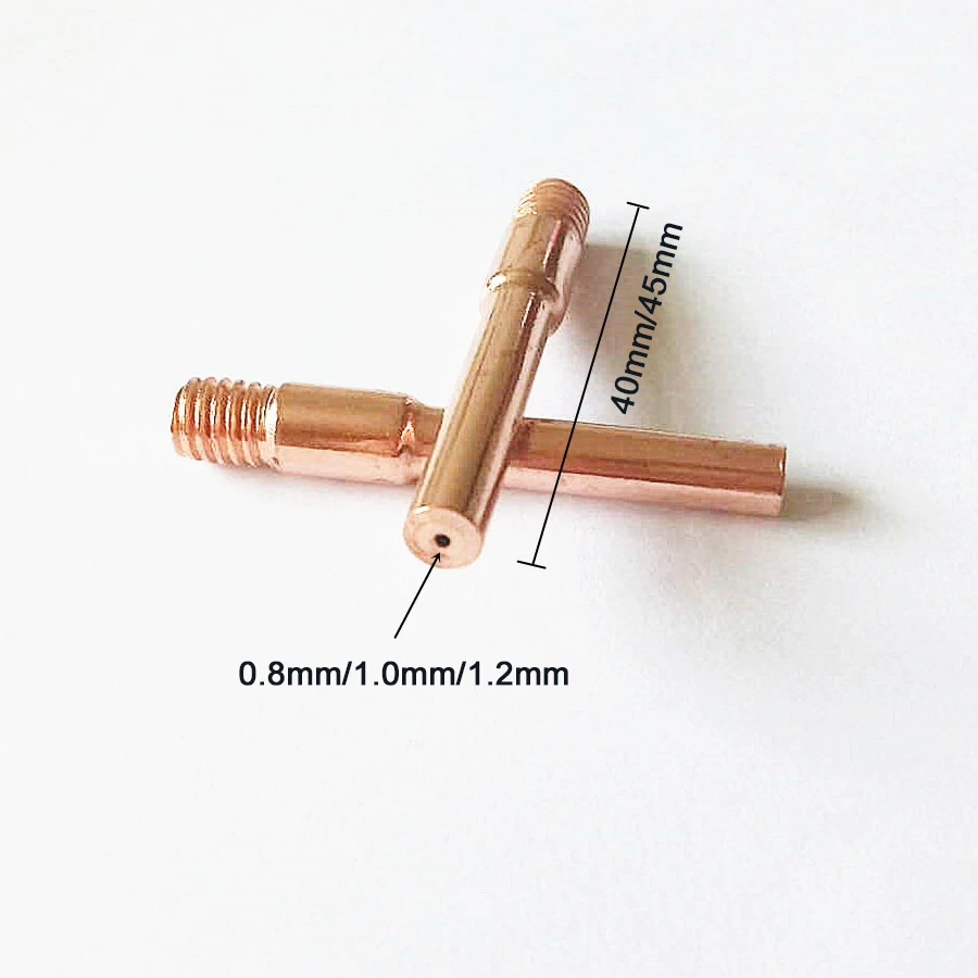16 pieces of torch accessories red copper contact nozzle external wire connecting rod board for 350A MIG welding | Инструменты