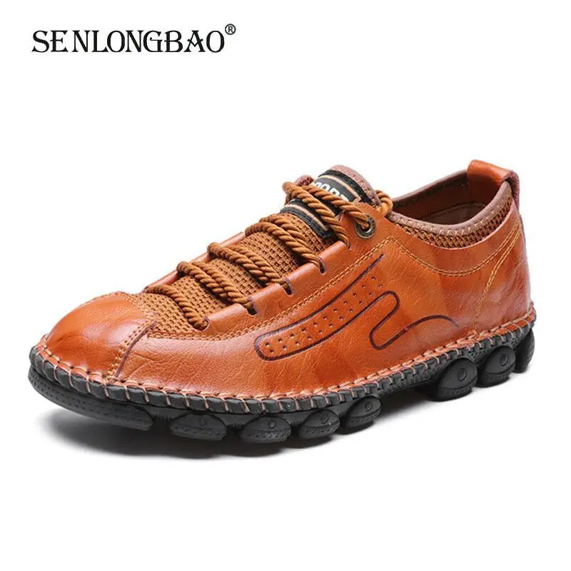 

Мужские мокасины на шнуровке, Повседневная Удобная обувь для вождения, классические лоферы, большие размеры 38-48, 2020