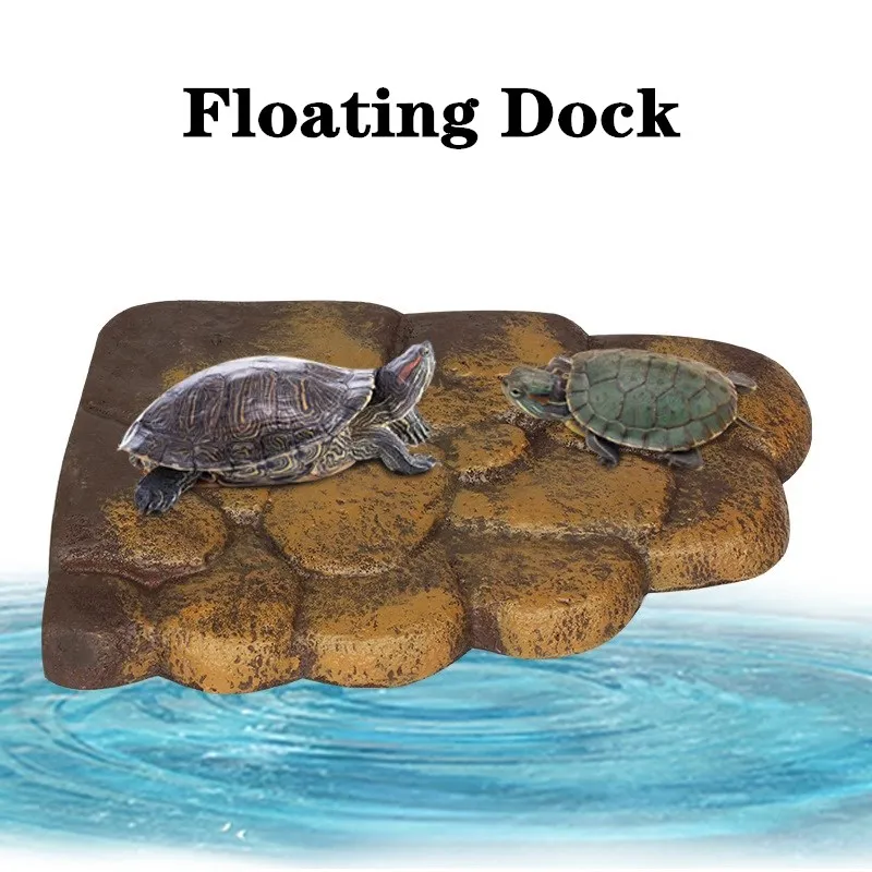 

Turtle Platform Magnetic Floating Island Tortoise Climbing Ladder Drying Basking Terrace Turtle Dock Aquatic Terrarium Decor